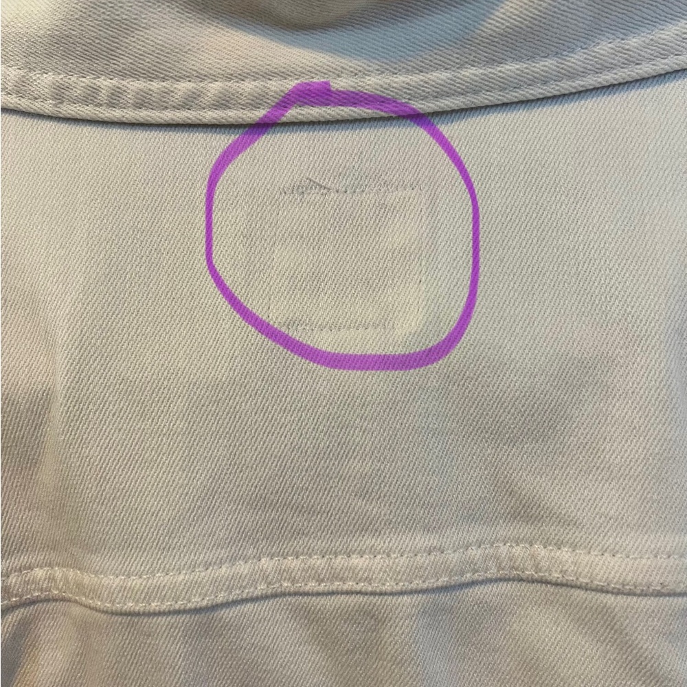 GAP White Women's Denim Jacket - Picture 8 of 10